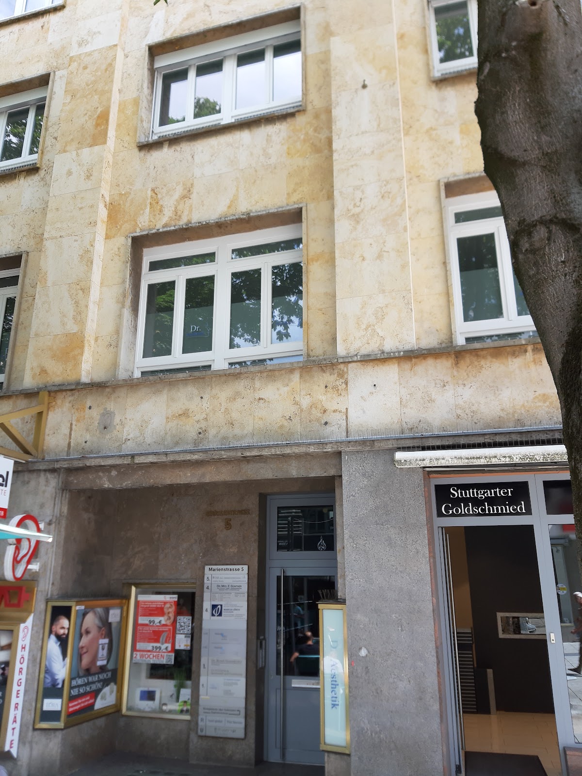 HNO-Praxis Dr. med. Eck Günther in Stuttgart – Praxisansicht