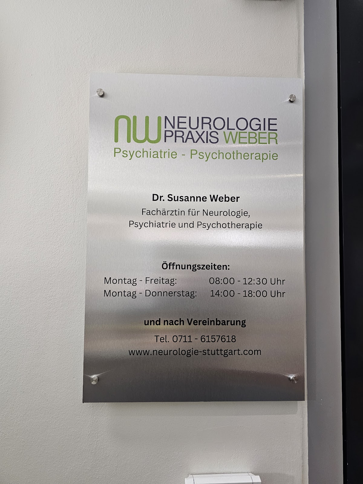 Neurologie Praxis Weber Neurologie - Psychiatrie - Psychotherapie Dr. Susanne Weber in Stuttgart – Praxisansicht