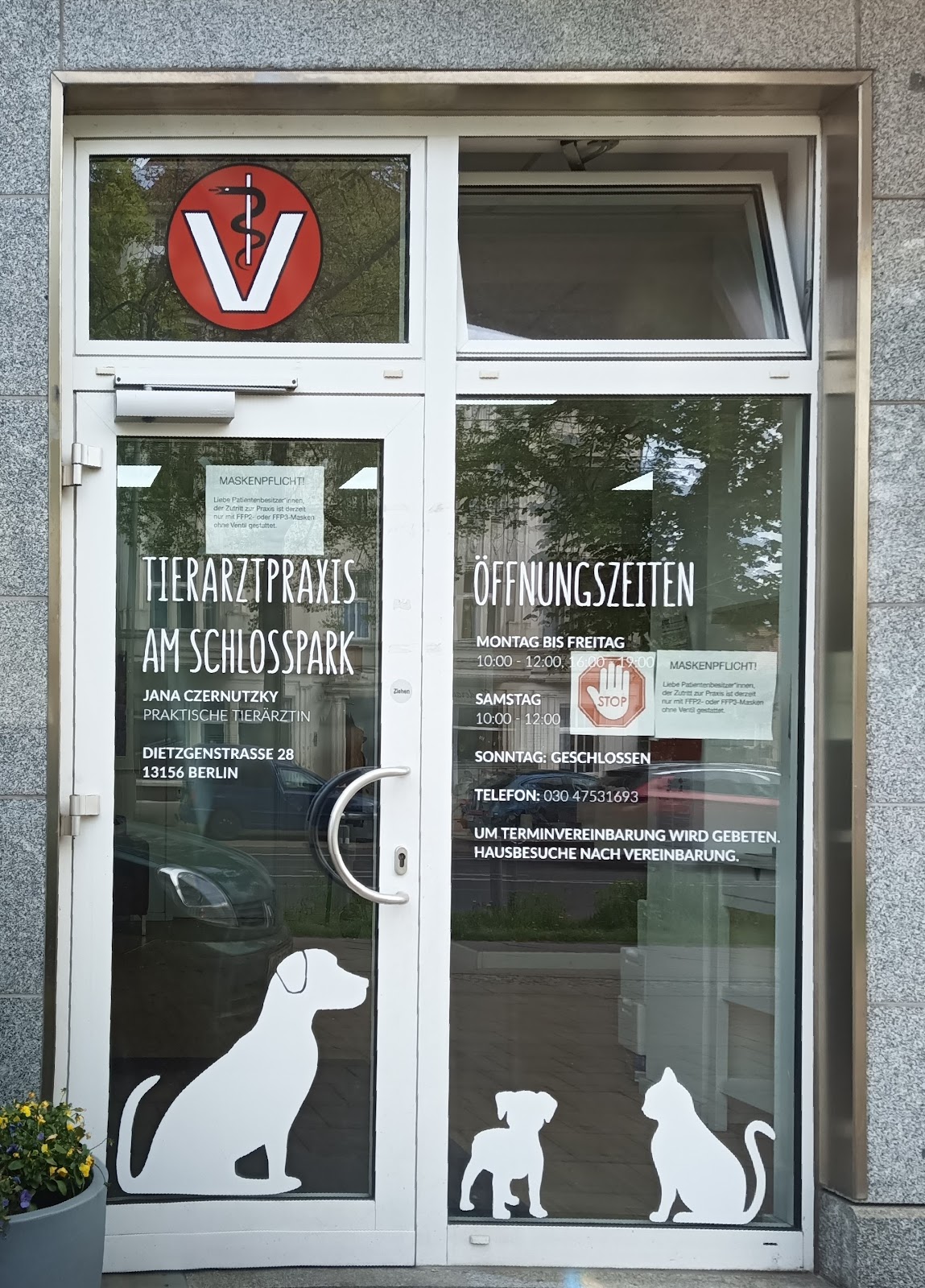 Tierarztpraxis am Schlosspark in Berlin – Praxisansicht
