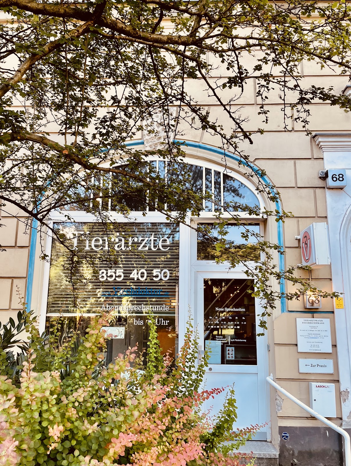 Tierarztpraxis Feuerbachstraße - Dr. med. vet. Sillinger & Dr. med. vet. Bahr in Berlin – Praxisansicht